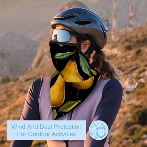 4 Pack Thanksgiving Pear Neck Gaiter Face Cover Scarf, Breathable Sun & Wind-proof for Skiing Fishing Hiking Cycling2