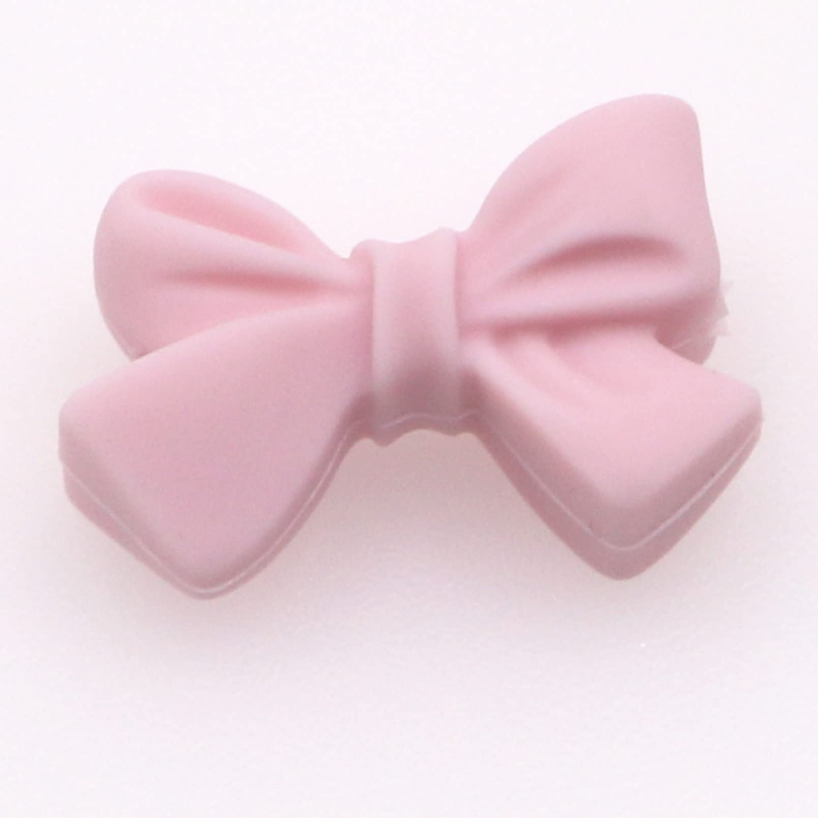 Rocailles bedel / hanger metaal strik pink goud 15x17mm (per stuk) | FRIS! Kralen en Sieraden