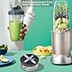 Ersatzteile Zubehör für nutribullet Elektrischer Mixer - 950ml Becher & Extraktor Klinge mit Flip-Top to Go Deckel Kompatibel mit NutriBullet Mixer 600 W und Pro 900 W