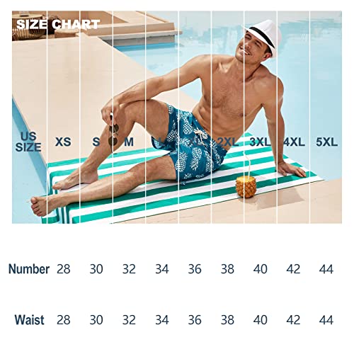 Brisira Swim Trunks Men Quick Dry Swim Shorts 5 Inch Inseam Stretch Water Beach Shorts With Compression Liner Zipper Pocket #TOP5