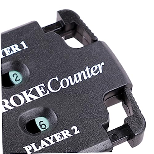 Contador de puntuación para golf KOMBIUDA profesional, indicador doble de puntuación, negro, para 2 jugadores miniatura 2