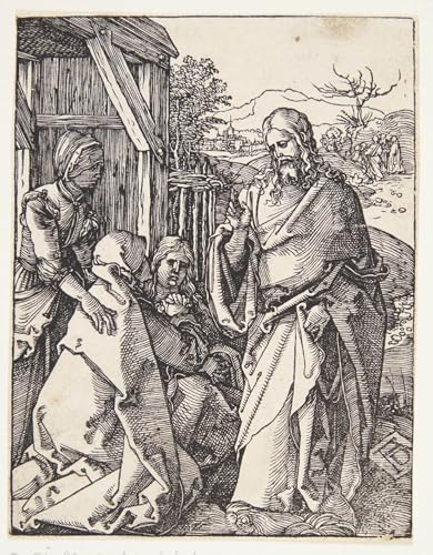Tableaux Graffiti Art Mural Le Christ par Dürer : impression moderne 60x90cm pour salon