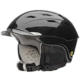 Smith Optics Valence-MIPS Women's Ski Snowmobile Helmet (Pearl Black, Small)