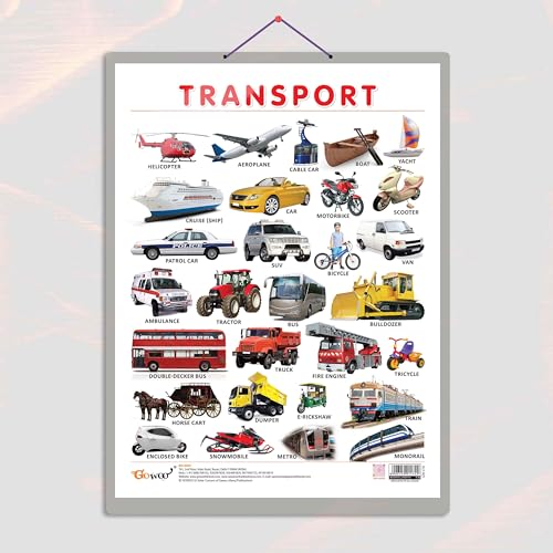 Image of GO WOO TRANSPORT CHART HARD LAMINATED | Hard Laminated Travel Guide