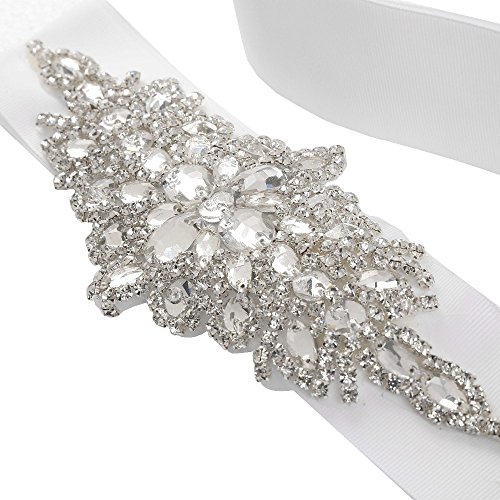 Shiny Glass Crystal Rhinestone Bridal Belt for Wedding Dress Bridal Sash3