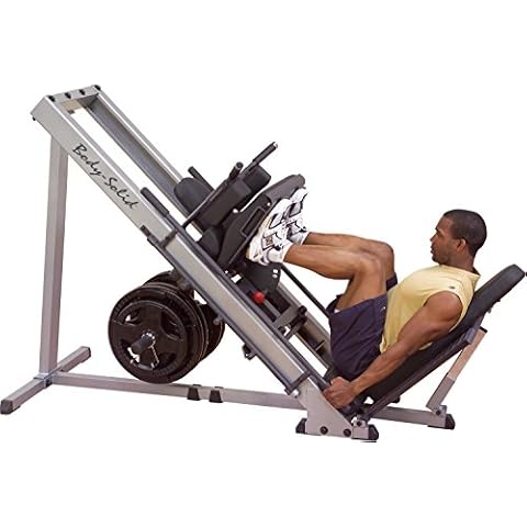 Body-Solid 3in1 Beintrainer | Beinpresse | 45° Hackenschmidt | Wadentrainer | Leg Press | Hack Squat Cover