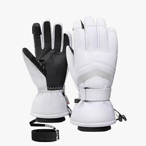 Livwellia Men Women Winter Ski Gloves Waterproof Ultralight Snowboard Motorcycle Riding Snow Keep Warm Gloves-3-Xl