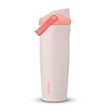 Owala FreeSip Sway Insulated Stainless Steel Water Bottle with Two-Way Spout, Built-In Straw and Bucket Handle, Made for Travel, School, and Sports, 30oz, BPA Free, Leak Proof, Sparkling Sherbet