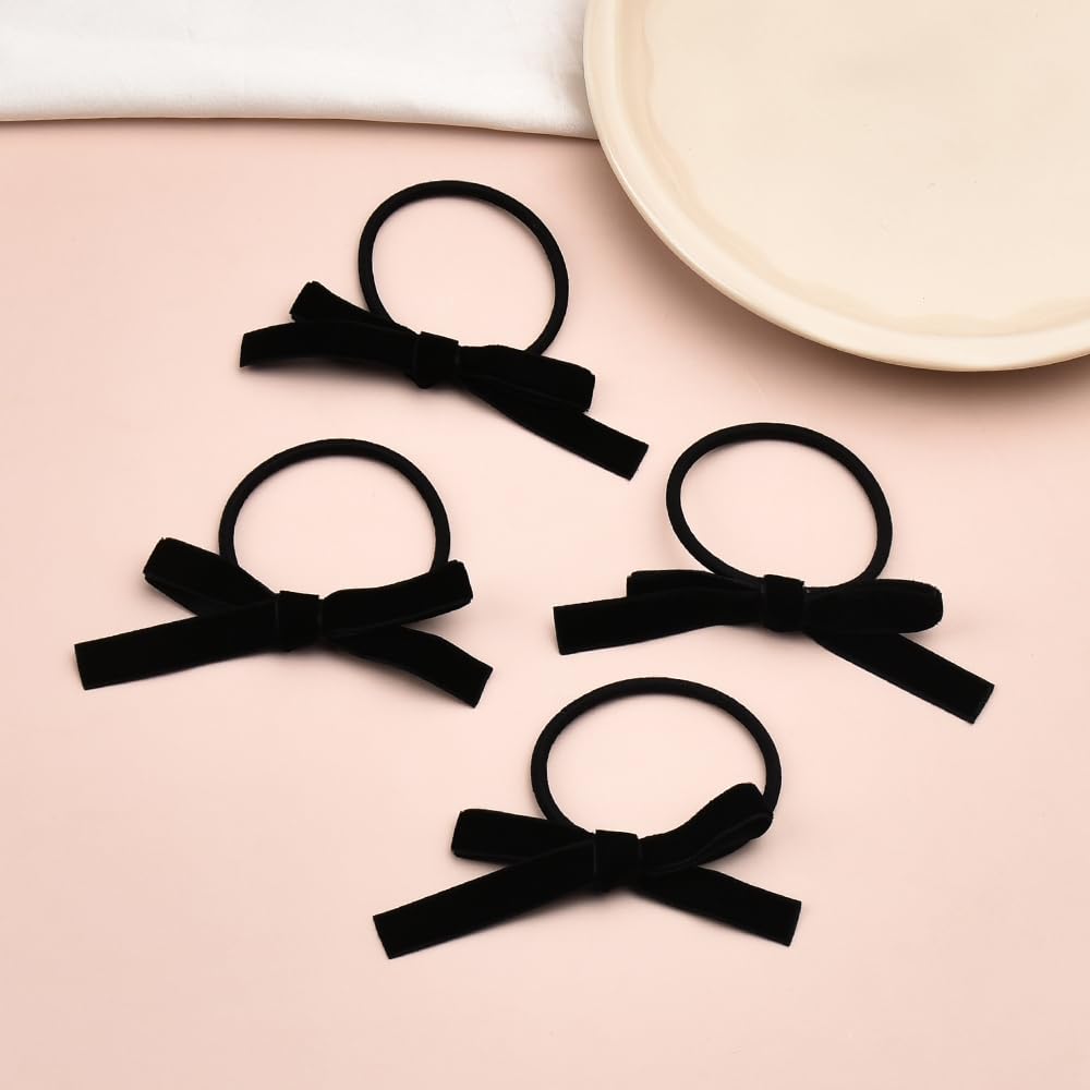 Amazon.com : Hair Ties with Small Bows for Women Girls 