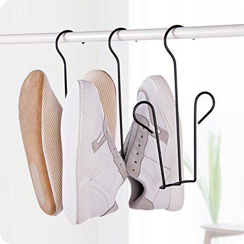 World2home 1Pc Iron Drying Shoes Rack Drying Shoes Hook Drying Racks