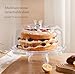 HBlife Cake Stand with Acrylic Dome Cover (12.2