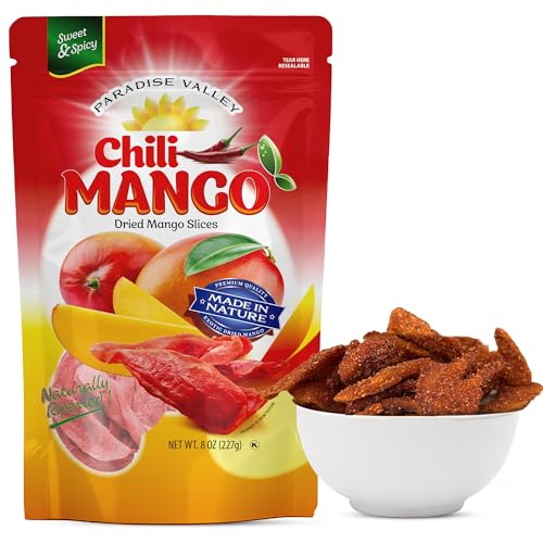 Paradise Valley Dried Mixed Fruits Mango Slices Low Sugar Gluten Free 8 oz