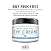 Mokita Naturals Anti Aging Under Eye Cream Natural Treatment with Hyaluronic Acid and Vitamin C, Moisturizer for Eye Bags, Wrinkle and Fine Line Reduction - for Puffiness and Dark Circles - 1 Ounce