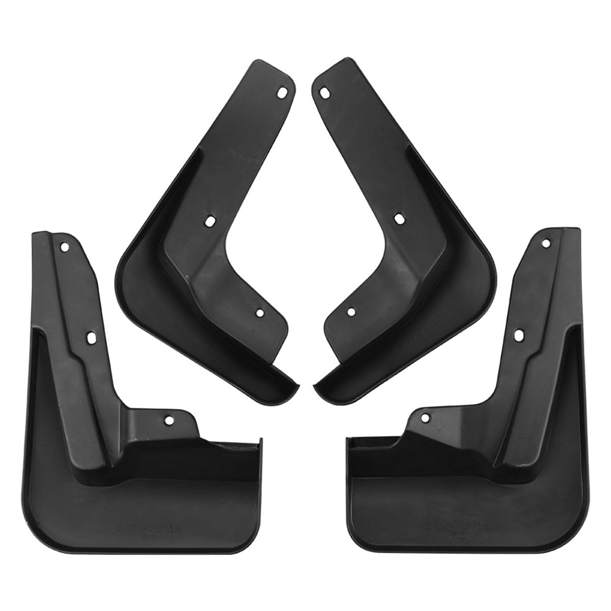 YPSBBHD Car Mud Flaps Fender Splash Guards, Compatible with Volkswagen Polo Plus 2019-2024, Splashproof Exterior Accessories for Car Wheel Protector