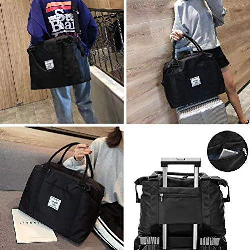 Womens travel bags, weekender carry on for women, sports gym Bag, workout duffel bag, overnight shoulder Bag, waterproof