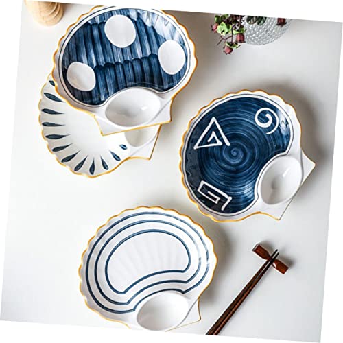 Set de platos sushi para dumplings de cerámica miniatura 6