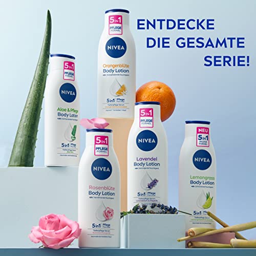 NIVEA Aloe & Care Body Lotion (400 ml), Care for Dry Skin with Deep Care Serum and Aloe Vera, 3-in-1 Formula: 48h Care, Softness and Naturally Beautiful Skin - Image 7