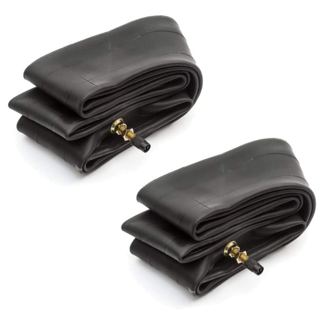 Ecovelo' 2 Camere d’aria Moto 2 1/4 – 17 Valvola TR4 Per Pneumatici Moto Ruote 17” Piaggio Ciao Si Ciclomotore 50