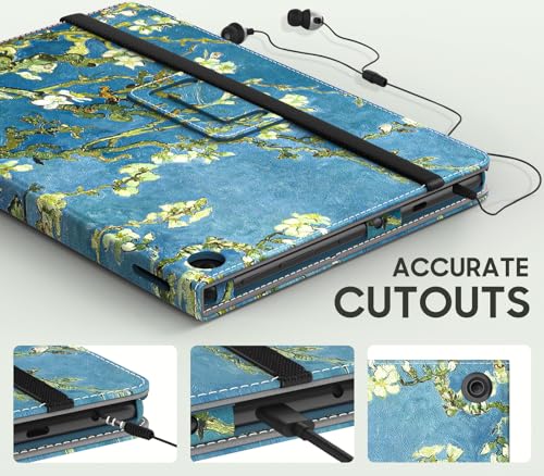 Image of MoKo Case Fits Amazon Kindle Fire HD 10 Tablet(13th /11th Gen) 10.1 inch,Apricot Blossom