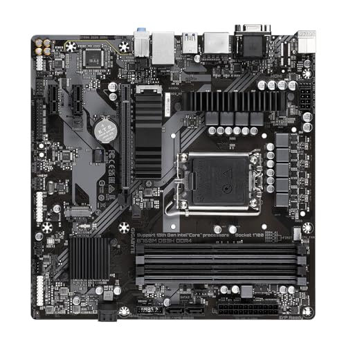 GIGABYTE B760M DS3H DDR4 Scheda Madre - Supporta CPU Intel Core di 14a Generazione, VRM Digitale 6+2+1 Fasi, fino a 5333MHz DDR4 (OC), 2xPCIe 4.0 M.2, LAN 2.5GbE, USB 3.2 Gen2 - Scheda madre - Immagine 4