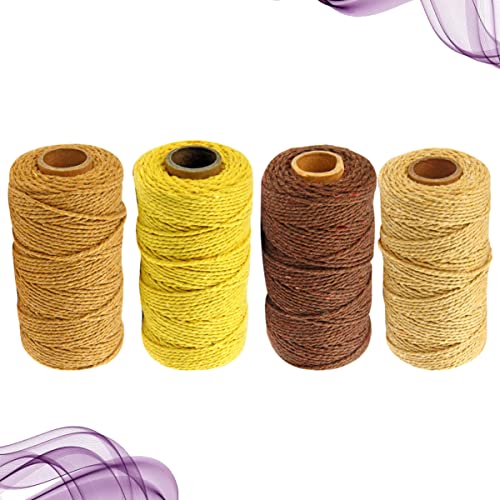 Cuerda de algodón trenzada de 2 mm cordón resistente para manualidades 8