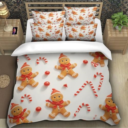 Parure de lit microfibre douce hypoallergique avec fermeture éclair 135x200 - 5