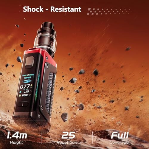 Geekvape Aegis Legend 5 Kit 200W | Aegis Legend 5 Box Mod + 5.5Ml Z Sub Ohm - Z0.15 Xm + 0.4 Xm Resistenza Per Geekvape - 9