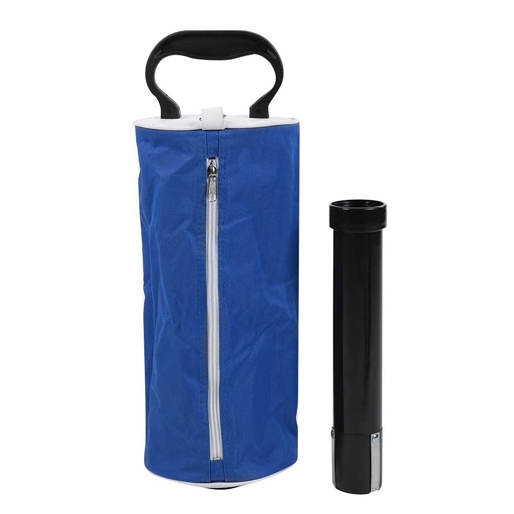 Golf Pick -up -Tasche, Halten Sie 70 Bälle, tragbare Golf -Shag -Tasche Golfball Retriever Ball Sagger Picker Accessoire mit abnehmbarem Aluminiumlegierrohr