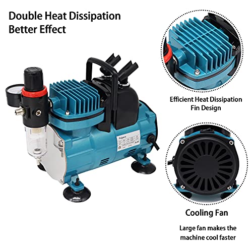 Psipro Quiet Airbrush Compressor Kit