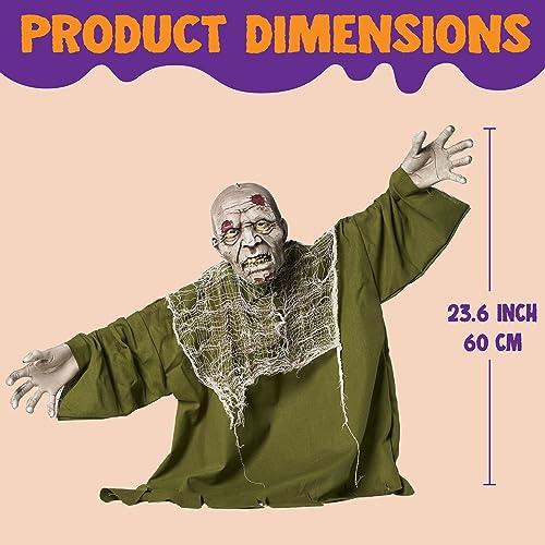 JOYIN Halloween Animated Zombie Groundbreaker Outdoor Decor の商品画像 5