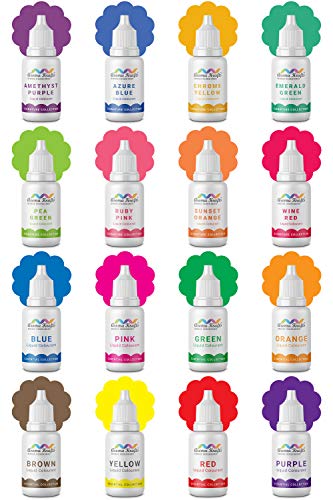 Image of Liquid Colours (Signature Collection + Essential Collection) for Bath Bomb & Melt & Pour Soap Making - Set of 16 (15 ml Each)