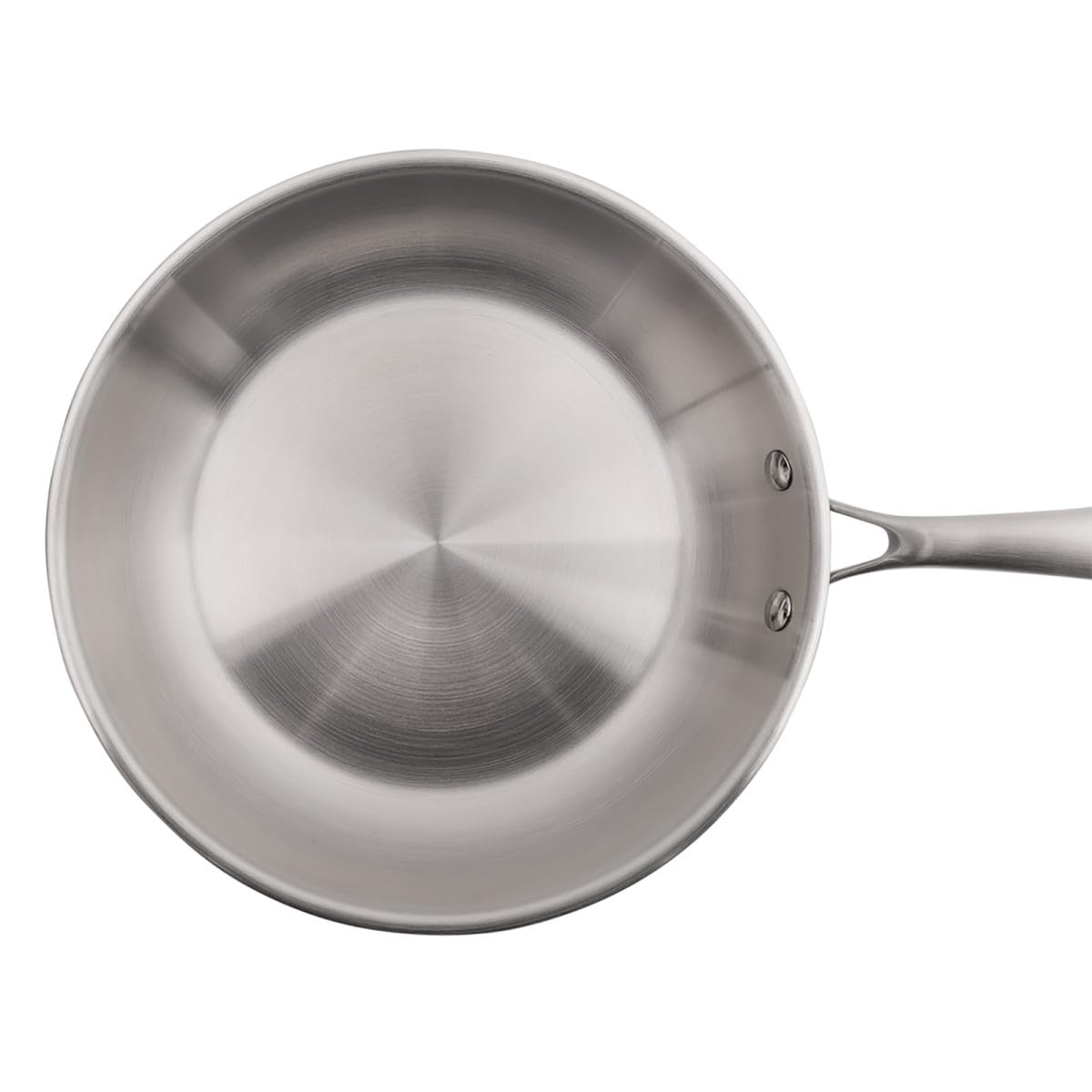 Cuisinox - Gourmet - Wok 28 cm inox - Triply - Compatible tous feux dont induction - Acier Inoxydable 18/1 - Finition Satinée - Poignée Fixe - Sans PFAS, PTFE, PFOA - Made in France