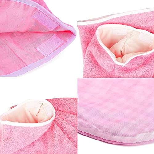 Paraffin Wax Bath Gloves & Booties, Reusable SPA Heat Therapy Insulated Mitts and Booties Hand Treatment Kit Paraffin Wax for Hands and Feet Pedicure Hot Spa Wax Treatment - Image 6