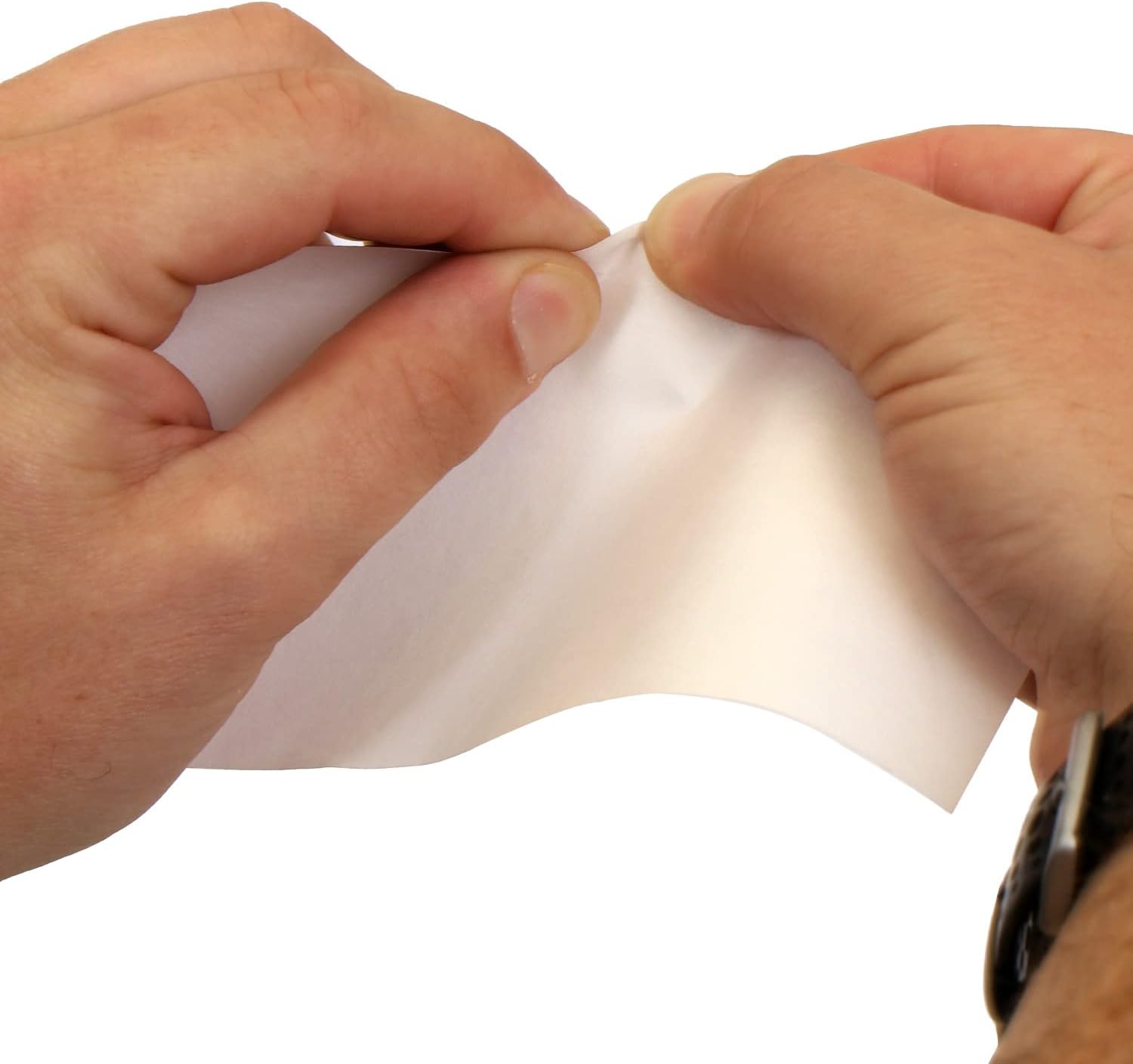 SmartSign 4.75 x 2.375 inch Blank White Shipping Tags with Metal Eyelet (Size-5), 7.5 mil HDPE Plastic, Writable, Pack of 1000 (No Wires)