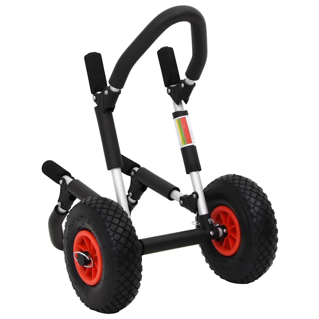 vidaXL 1/2x Chariot pour Kayak Roulant Transport Bateau Canoë Pare-Chocs