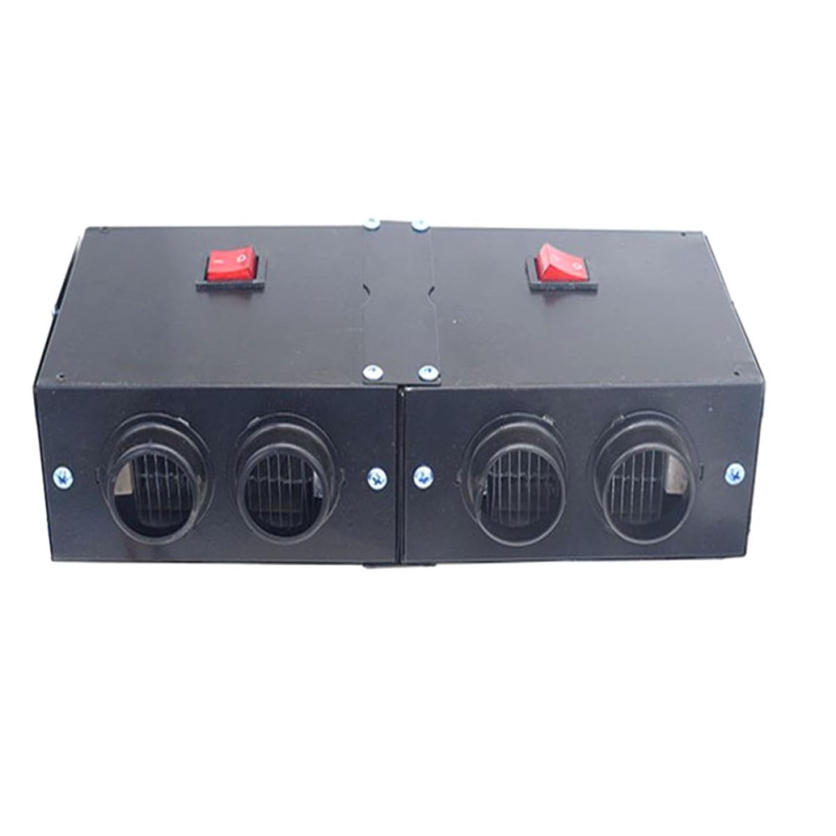 POPETPOP Desempañador de Coche 4 Agujeros 12v 500w de Hierro Negro