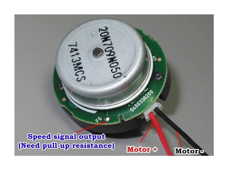 Outer Rotor Brushless Spindle Electronic Starter High Speed Built-in Driver 20N DC 12V 12000RPM for Fan Vacuum Cleaner