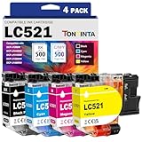 1.Contenu de l'article : TONTINTA LC521 LC521VAL Cartouches d'Encre Compatibles LC521BK LC521C LC521M LC521Y Lot de 4 Couleurs. En plus d'autres options de cartouches d'encre LC-521 LC521 LC521BK LC521C LC521Y LC521M LC-521XL LC521XL LC521XLBK LC521XLC LC521XLY LC521XLM, nos cartouches compatibles offrent un autre choix fiable.