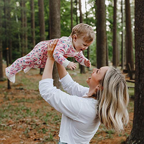 Image of Burt's Bees Baby unisex-baby Sleep & Play, Organic One-piece Romper-jumpsuit Pj, Zip Front Footed Pajama