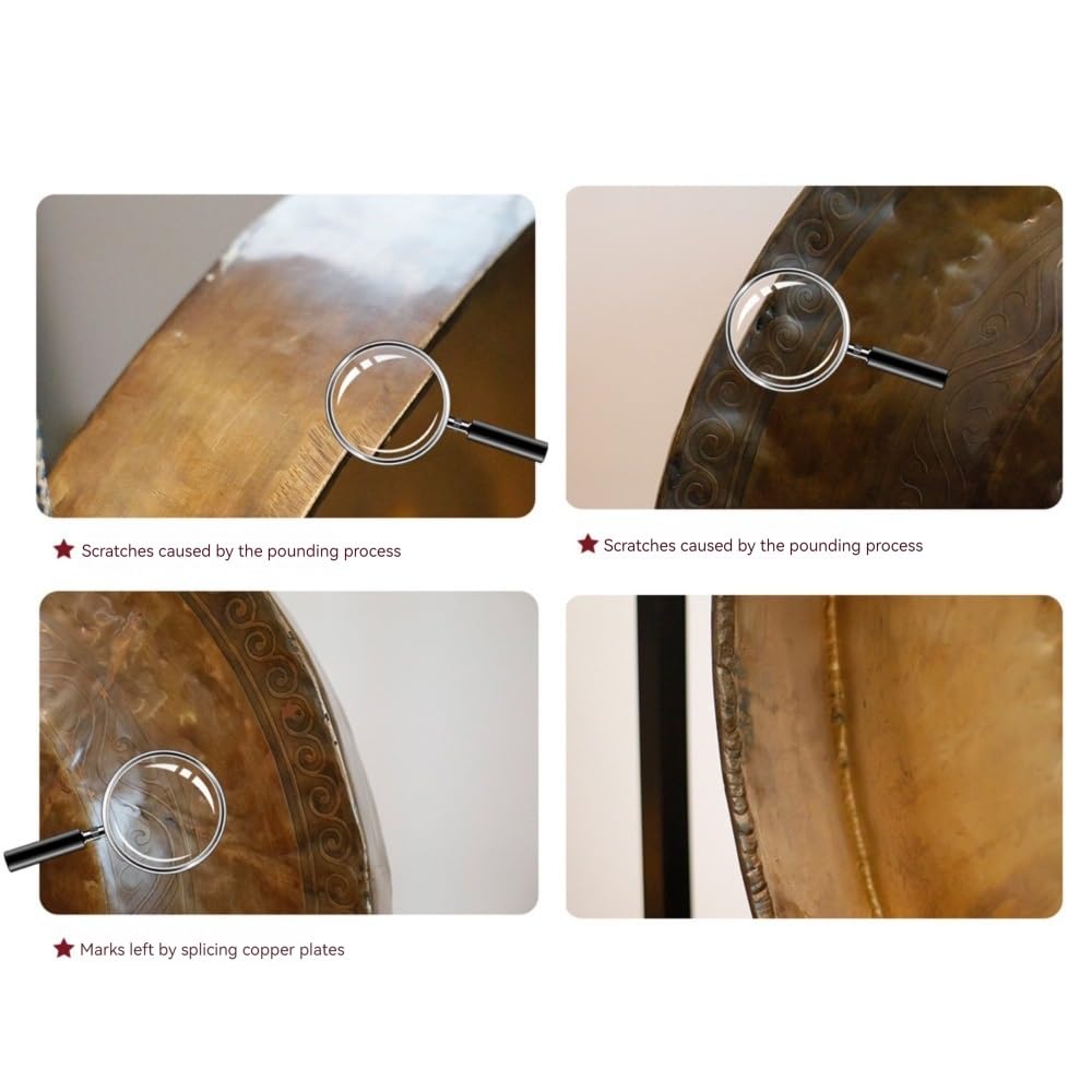 Gong Gładki Wiatr, Gong Terapia Dźwiękiem, Duża Dekoracja, Ręcznie Robiony, Relaksująca Medytacja, Terapia Dźwiękiem Jogi, Instrument Do Kąpieli Z Gongiem, Odpo(28 Cali)