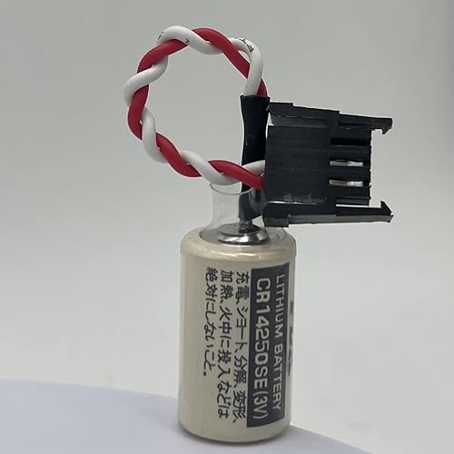 Miniatura 5 de Paquete de 10 baterías CR14250SE 1/2AA 3V PLC para FDK Sanyo 1747-BA fuente de alimentación de reserva con conector negro