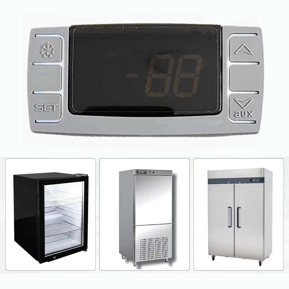 XR02CX-5R0C1 Contrôleur de thermostat de température numérique , dégivrage hors cycle 230v / 50-60hz avec entrée de sonde pour réfrigérateurs congélateurs refroidisseurs stockage frigorifique