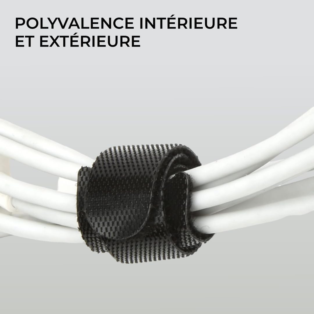 Attache Cable, 25Pcs Sangles Câble, Attaches Câbles Set, Sangles Serre