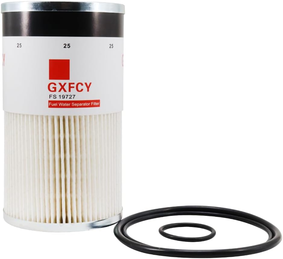 FS19727 Fuel Water Separator Filter Compatible with ISX ISM ISX15 X15 Engine Replace FS19624 FS19278 FS19729 FS19536 FS19613 382113 P550736 P551052 33727 33656 33657 33651 PF7895 PF7782(Set of 6)