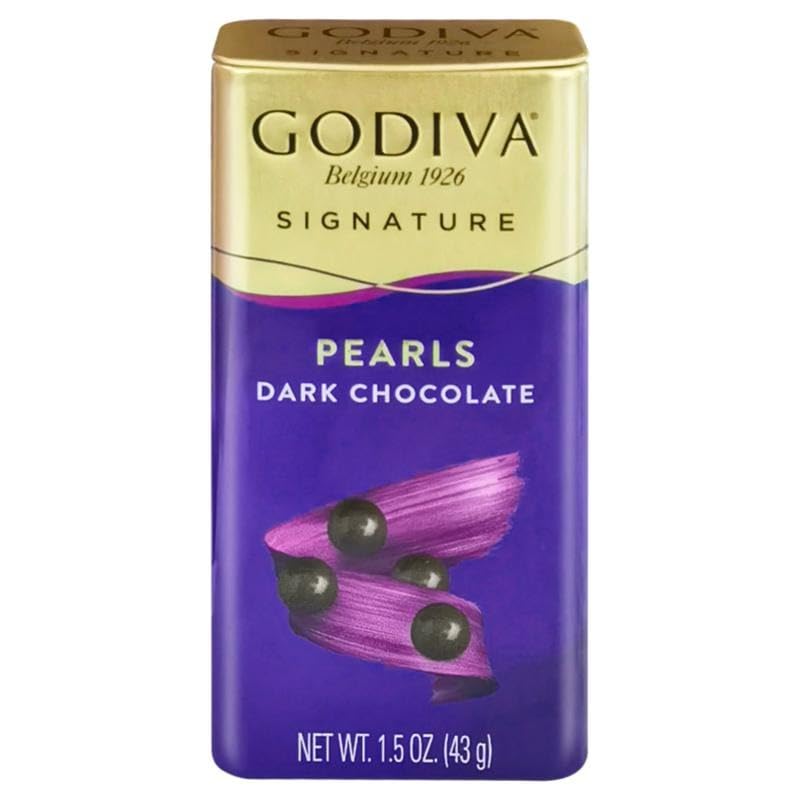 Godiv​a Belgium 1926 Signature Pearls Dark Chocolate - Rich Belgian Cocoa Indulgence, Elegant Gourmet Treats, Perfect for Gifting, 3.5oz(43g) Pack (B0CRPB4CHV) Amazon Price History, Amazon Price Tracker