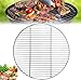 53cm Edelstahl Grillrost Rund, Grillroste, BBQ Grillgitter Edelstahl Backblech, Kuchengitter Rund, für Camping, Picknick, Garten, Gleichmäßige Wärmeverteilung und einfache Reinigung
