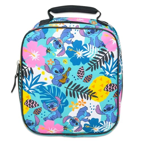 Disney Mochila Stitch e lancheira para crianças – Bolsa de costura, lancheira, tatuagens, mais | Pac