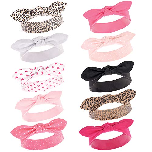Image of Hudson Baby Cotton and Synthetic Headbands, Size 0-24 Months
