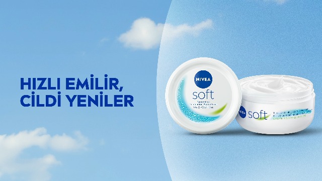 NIVEA Soft Nemlendirici Bakım Kremi 300 ml, 48 Saat Nemlendirme