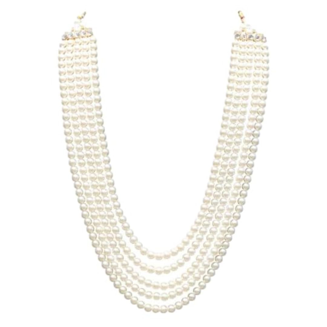 See full amazon price history chart for Geetanjali Crafts Handmade Pearl Stone & Studded AD(American Diamond) Necklace Jewellery For Men/Groom For Wedding(Dhula Mala/Kantha Haar) Or Special Occasions 7817 Geetanjali Crafts Handmade Pearl Stone & Studded AD(American Diamond) Necklace Jewellery For Men/Groom For Wedding(Dhula Mala/Kantha Haar) Or Special Occasions 7817 (B0BYZL4MF9) Amazon Price History, Amazon Price Tracker